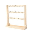 thumbnail image 2 of Jewelry Organizer Multi Tiers with Tray Wooden Stable Base Jewelry Display Stand 3 Tiers, 2 of 10
