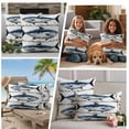 thumbnail image 5 of Nautical Coastal Fish Outdoor Waterproof Pillow Covers, Oil Painting Ocean Beach Decorative Square Throw Pillowcase Sofa Cushion Sham for Patio/Couch/Chair, 24"x24" 2 Pack, 5 of 8