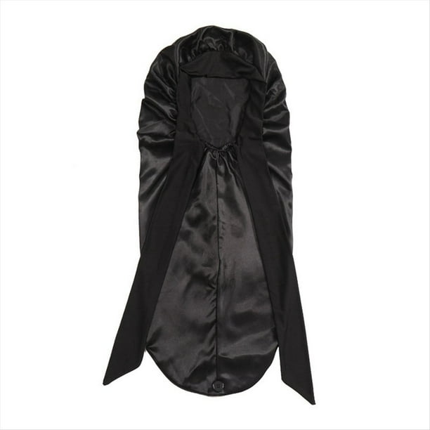 Gorro para Dormir para Mujer, Gorro para Dormir con Larga, Pelo , Gorro para Dormir Nocturno, Gorros de Ducha para Sauna, Gorro de Baño Negro
