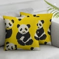 thumbnail image 3 of Pillowcase Vintage Cute Pandas Animals King Pillow Cover Protector Pillow Sham Case with Zipper, 3 of 7