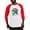 Red/White, variant on CafePress - Power Rangers Morphinomenal! - Cotton Baseball Jersey, 3/4 Raglan Sleeve Shirt