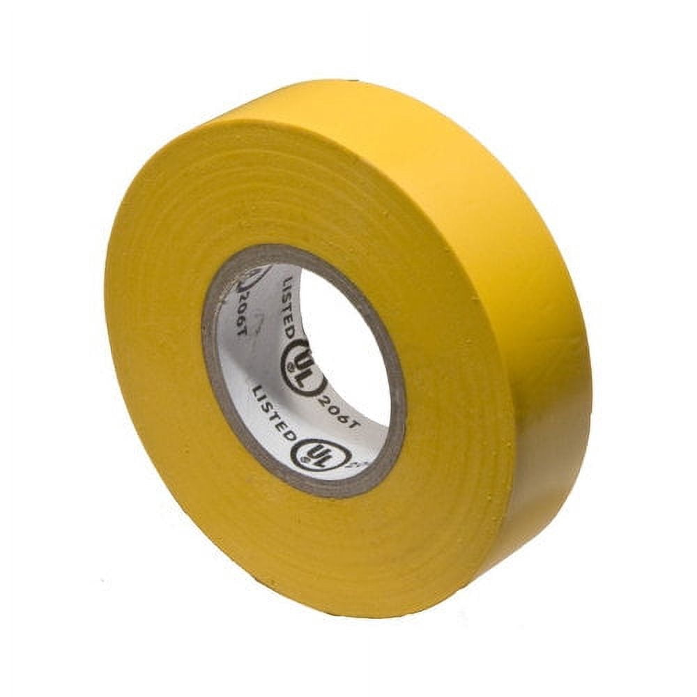 Vinyl Plastic Electrical Tape 7MIL X 3/4" X 60' PVC Black