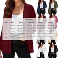 thumbnail image 4 of Brqkzdu Ribbed Knit Cardigan Sweaters for Women Button Up Long Sleeve Open Front Lightweight Cardigans Fall Loose Soft Comfy Sweater Cardigan with Pockets, 4 of 8