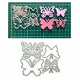 thumbnail image 2 of Metal Die Cuts, 4Pcs Butterfly Cutting Dies Card Stencils Embossing for DIY Scrapbooking Album Decorative Craft, 2 of 4