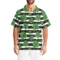 thumbnail image 3 of Fgvctg St. Patrick's Day Mens Scrubs Stretchy Short Sleeve Cute Shamrock Clover Print Scrubs Tops Loose V Neck Working Shirts Scrub Workwear Nurse Uniforms Medical T Shirts with Pockets Green 2XL, 3 of 6