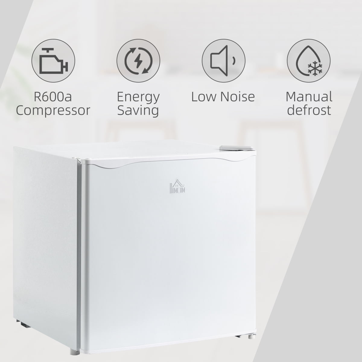 1.1 Cu Ft Mini Freezer Countertop Compact Upright Freezer Removable Shelves Reversible Door for Home Dorm Apartment Office White