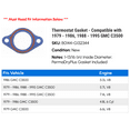 thumbnail image 2 of Thermostat Gasket - Compatible with 1979 - 1986, 1988 - 1995 GMC C3500 1980 1981 1982 1983 1984 1985 1989 1990 1991 1992 1993 1994, 2 of 2