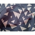 thumbnail image 5 of oneOone Silk Tabby Fabric Triangle Geometric Decor Fabric Printed BTY 42 Inch Wide, 5 of 5