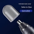 thumbnail image 5 of Recortador de vello de nariz y orejas, removedor de vello de nariz profesional sin dolor para hombres y mujeres, cabezal de acero inoxidable resistente al agua, cepillo de limpieza de doble, 5 of 5