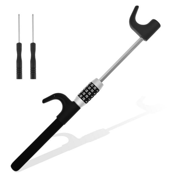 Car Steering Wheel Lock Retractable Steering Wheel Combination Lock Universal Anti Theft Device for Truck RV SUV Vehicle