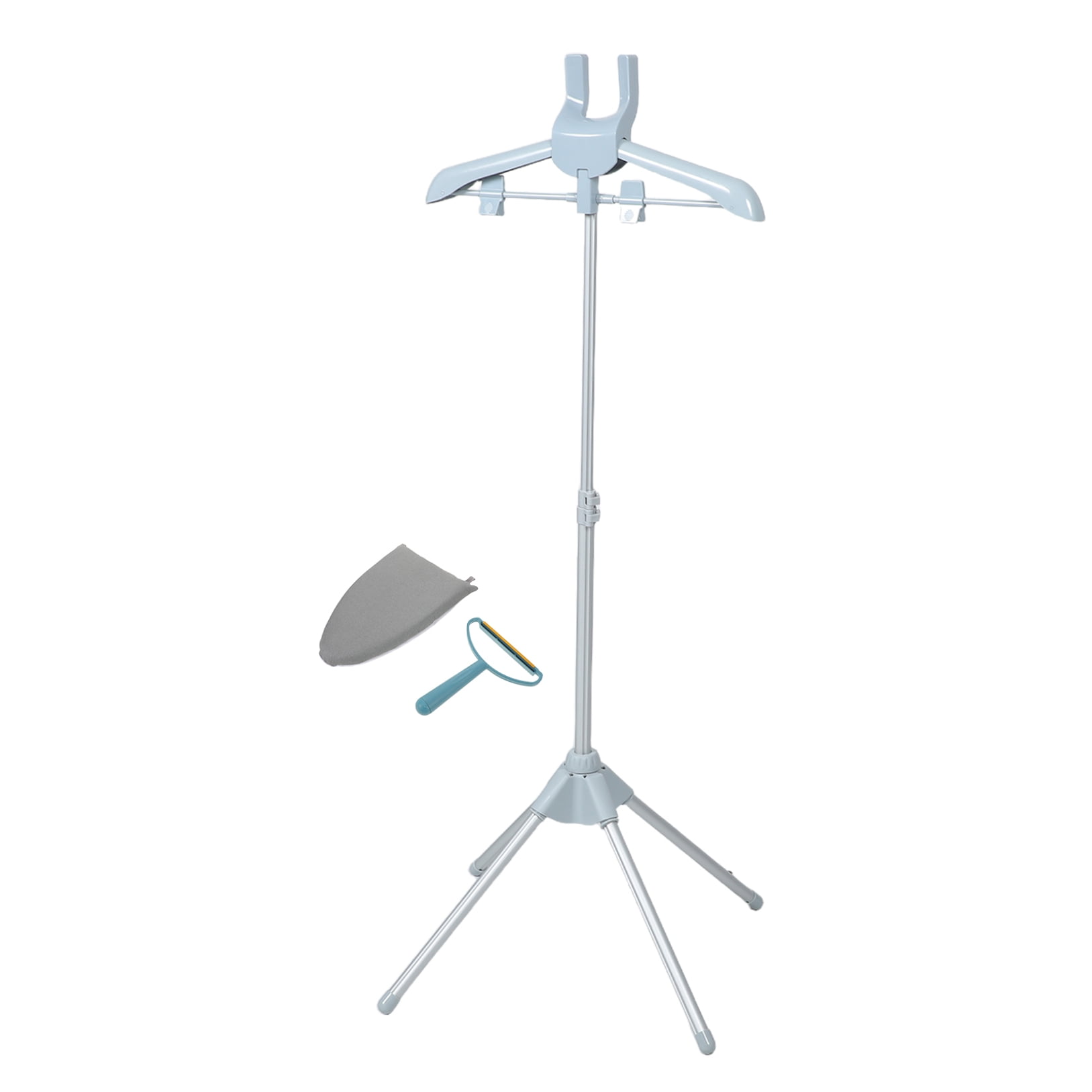 OUNONA Premium Clothes Steamer Rack Kit with 360° Rotatable Adjustable Hanger for Home Garment Care and Wrinkle Removal