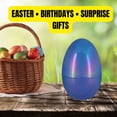 thumbnail image 7 of Greenbrier International Iridescent Jumbo Plastic Egg 12 Inch, Reusable Easter Egg for Hunts, Baskets & Crafts, with BONUS LaPrima Morceau Bonbon, 7 of 7