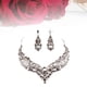 thumbnail image 1 of unbranded Conjunto De Joyería De Plateada Con Collar Ajustable Y Pendientes Elegantes Para Mujer, 1 of 6