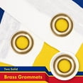 thumbnail image 3 of G128 5 Pack: Romania Romanian Flag | 3x5 Ft | LiteWeave Pro Series Printed 150D Polyester | Country Flag, Indoor/Outdoor, Vibrant Colors, Brass Grommets, Thicker and More Durable Than 100D 75D Poly, 3 of 6