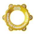 thumbnail image 1 of Adaptador de rotor de freno de disco de buje de bloqueo central de ciclismo para bicicleta Adaptadores de buje de eje pasante para adaptarse a rotores dorado Macarena Adaptador de rotor de freno de bicicleta, 1 of 5