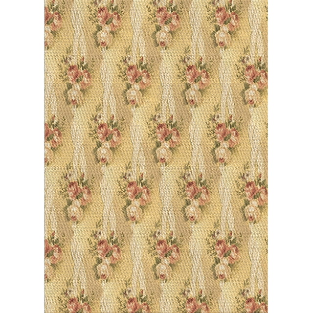 Ahgly Company Tapis Rectangulaire Lavable en Machine Intérieur Transitionnel Brun Cannelle, 4 Pieds x 6 Pieds