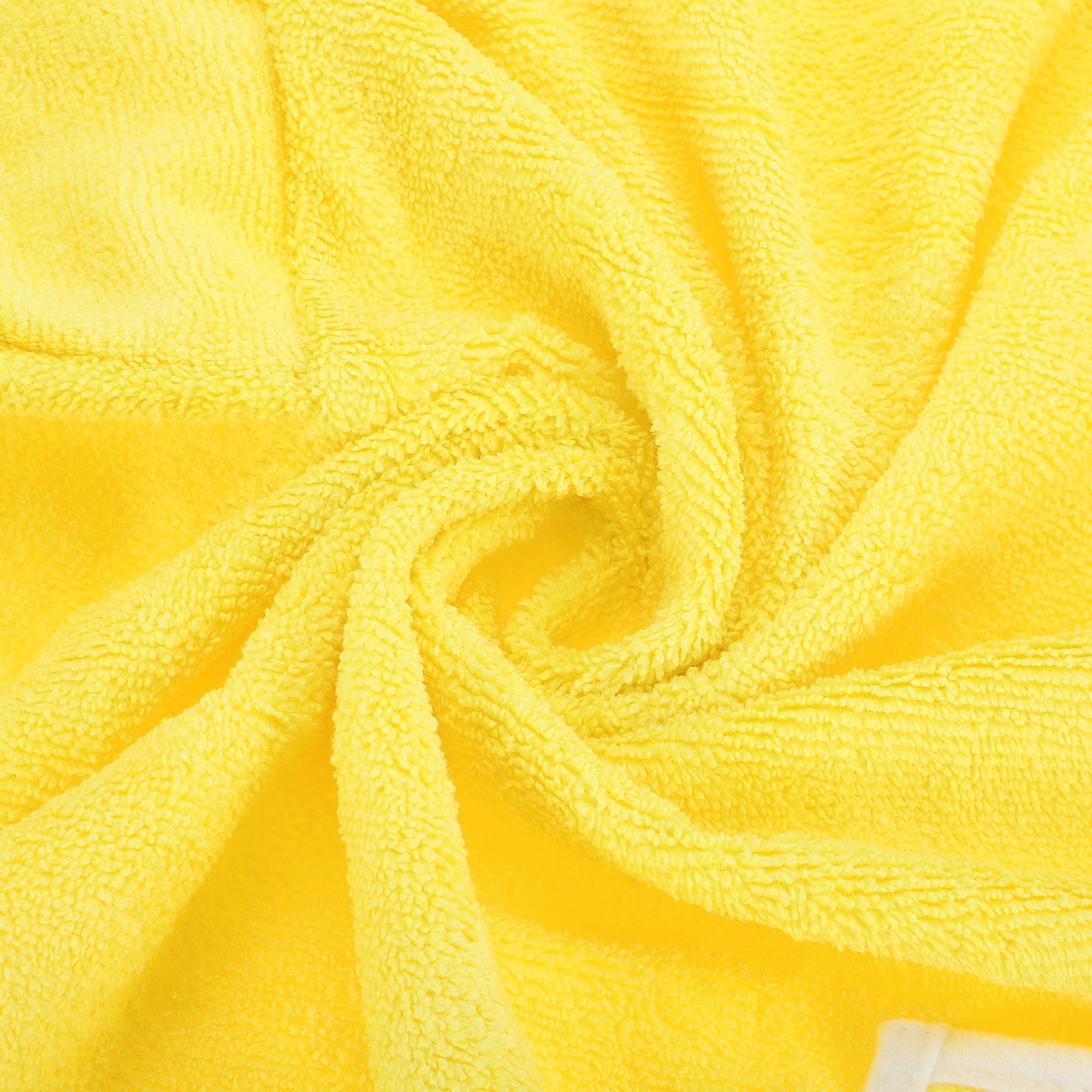 Unique Bargains Hooded Dog Bathrobe Soft Pet Towel Dog Towel Absorbent Coat XL Yellow