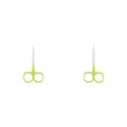 thumbnail image 4 of Guardurnaity Pinza para cutículas de uñas, tijeras de acero inoxidable, recortadora de cejas resistente al agua, herramienta de recorte práctica, verde Verde degradado 2piezas Guardurnaity CBP288344, 4 of 6