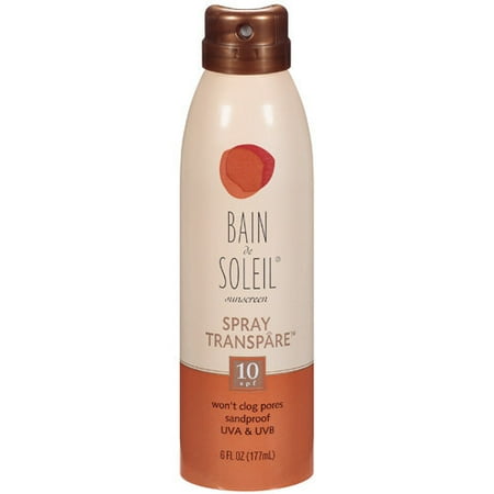 MSD Consumer Care Bain de Soleil Spray Transpare Sunscreen, 6 oz