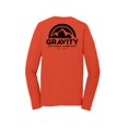thumbnail image 2 of Gravity Outdoor Co. Chemise à Manches Longues Performance - Orange - Logo Noir - P, 2 of 2