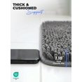 Bathroom Rug, Absorbent Chenille Bath Rugs, 17x24 Inch, Grey - Walmart.com