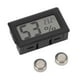 thumbnail image 2 of Medidor de temperatura y humedad, termómetro higrómetro, monitor de temperatura y humedad LCD negro, termómetro digital higrómetro, resultados impresionantes, 2 of 12