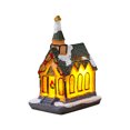 thumbnail image 1 of Kmbangi Christmas Small Village Houses, Cute LED Light Up Snow House Scene Figurine Tabletop Decorations for Home, 1 of 6