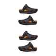 thumbnail image 3 of Minnieouse 1 par de sandalias de hombre Primavera Verano transpirable antideslizante reemplazo senderismo viaje marido padre zapatos regalo negro Negro treinta y nueve 2piezas, 3 of 4