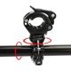 thumbnail image 1 of Clip para linterna de bicicleta de 2 uds, soporte de luz de bicicleta giratorio de 360 ​​°, linterna de bicicleta, soporte de montaje de Clip de linterna de bicicleta Universal 2 colores 10*5,6*3,2 LingWen 8390613749703, 1 of 1