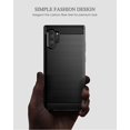 thumbnail image 5 of LBYZCASE Étui pour Galaxy Note 10+/Note 10 Plus/Note 10 Pro, Mince Fibre de Carbone Anti-Empreintes Digitales Résistant aux Chocs, 5 of 5