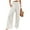 Beige, variant on Women's Casual Wide Leg Pants Summer Boho High Waisted Beach Palazzo Trousers Flowy Lounge Pant Size XL