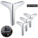 thumbnail image 1 of CHAO 1/4 piezas 10/15/17 cm patas de sofá para muebles patas de metal modernas con forma de triángulo de diamante 15 cm plateado 1 pieza, 1 of 4