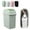Green, variant on Musatteng Swing-Top 12-Gallon Can with Leak-Proof Lid - Heavy Duty Recycling Bin for Kitchen, Living Room, Paper Leaf Bags Storage & Waste Management