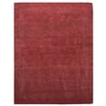thumbnail image 3 of Rugsotic Carpets Hand Knotted Wool Area Rug 8'x10' Red Contemporary Rectangle Indoor Rug for Living Room, Bedroom Antimicrobial L00531, 3 of 10