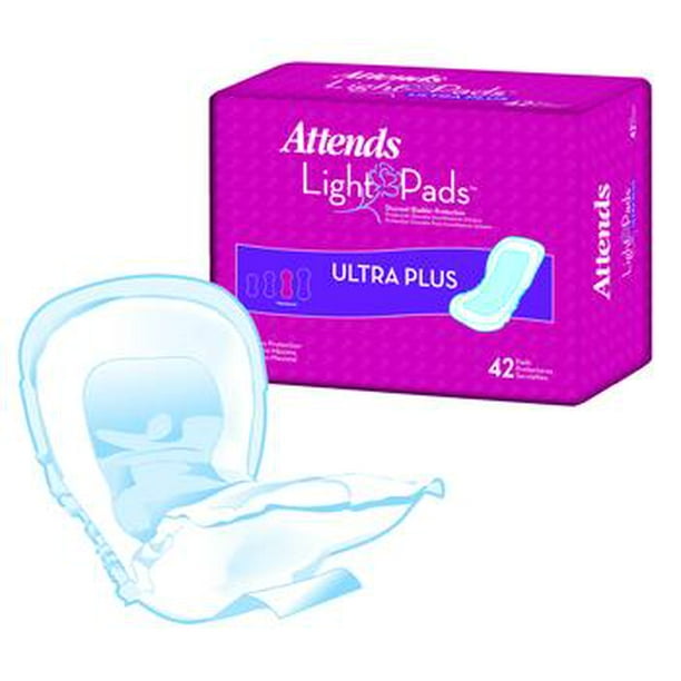Attends Light Bladder Control Pad Regular (8.5" in length) 22 Each