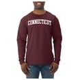 thumbnail image 2 of Wild Bobby State of Connecticut College Style Men Long Sleeve Shirt, 2 of 6