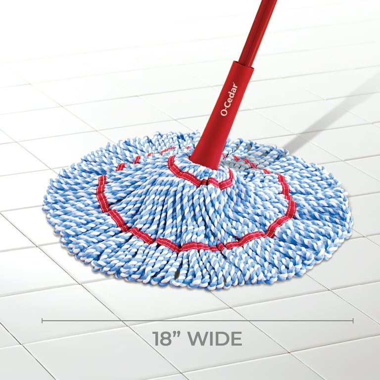 O-Cedar MicroTwist™ MAX Microfiber Mop, Removes 99% of Bacteria