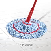 O-Cedar MicroTwist™ MAX Microfiber Mop, Removes 99% of Bacteria with Just Water
