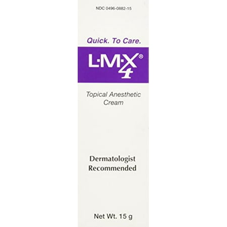 Topical Anesthetic - LMX 4% Topical Anesthetic Cream 0.54 oz (15 G) Each