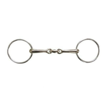 UPC: 0840539040869 | Jacks 20154-5-3-4 5.75 in. German Silver Horizontal Elliptical Link Bradoon Bit