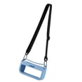thumbnail image 4 of Altavoz cubierta de silicona estuche de altavoces portátil correa de hombro removible ligera para viajar con carcasa de mango suave Azul, 4 of 8