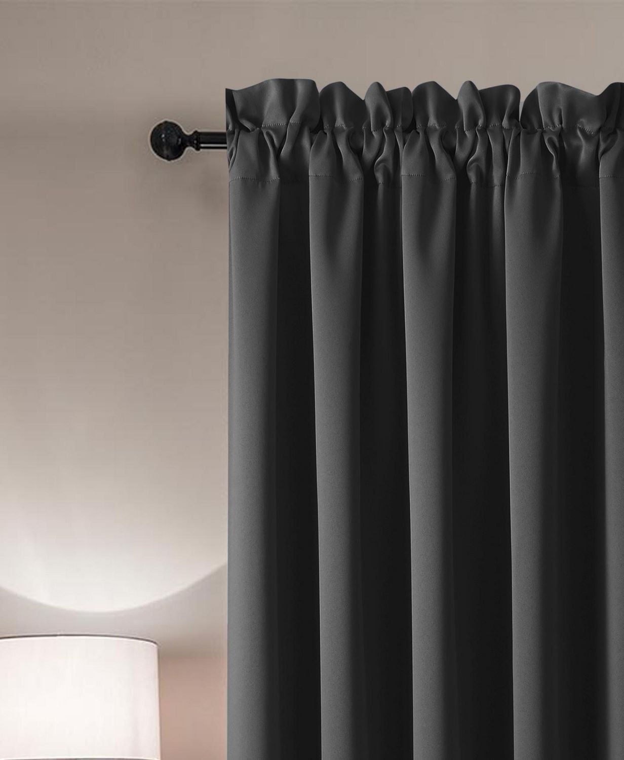 Rideaux occultants à passe-tringle Swift Home, 1 pièce