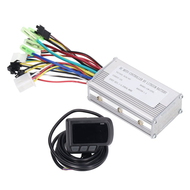 Controlador de motor sin escobillas, 15 A, 36 V, 48 V, panel controlador de bicicleta eléctrica sin escobillas, kit de conversión de bicicleta eléctrica, innovación moderna