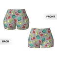 thumbnail image 5 of Naloa Cute Dinosaur Biker Shorts for Women Seamless Scrunch Short Women’s Yoga Shorts for Gym Running Sport Shorts - Medium, 5 of 9