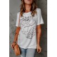 thumbnail image 3 of ABPHQTO Camiseta con estampado de leopardo Wild Free para mujer, 3 of 5