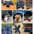 thumbnail image 2 of Cat Toys Cat Tunnel Tube Way Tunnels xcm Extensible Collapsible Cat Play Tent Interactive Toy Maze Cat House with Balls and Bells for Cat Kitten Kitty Rabbit Small Animal, 2 of 7