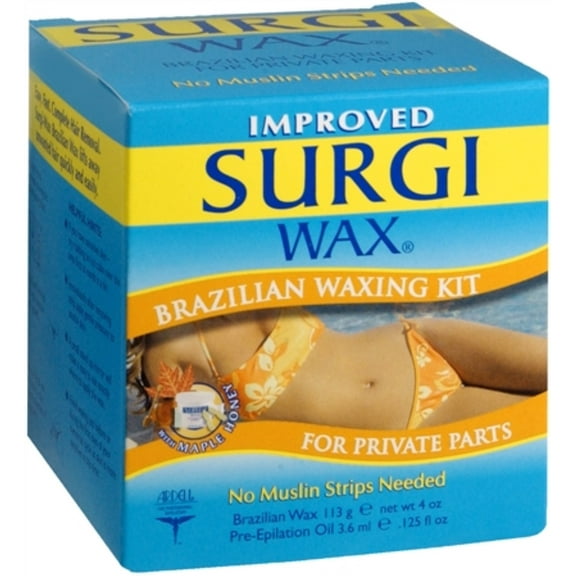 SURGI-WAX Brazilian Waxing Kit, 4 oz (Pack of 6)
