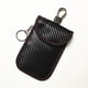 thumbnail image 2 of Funda negra para llaves de coche, anti-RFID, bolsa Faraday con bloqueo de señal, fundas con bloqueo de señal RFID para llaves de coche, funda protectora anti-RFID de fibra de carbono., 2 of 5