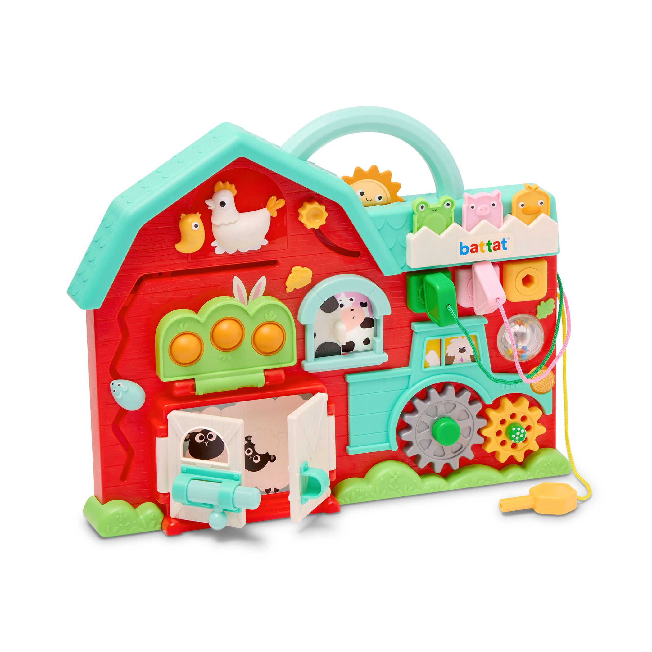 Hape Country Critters Wooden Activity Play Cube, Baby Sorting Toy