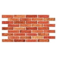 thumbnail image 3 of AG Trade Dundee Deco Red Brick PVC 3D Wall Panels, Decorative Wall Paneling 52 sq ft; 38" x 20", Pack of 10, 3 of 3